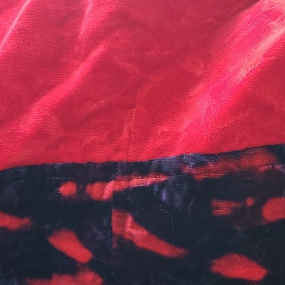 Vintage 60s Velvet Fitted Dress - Picture 4 of 4